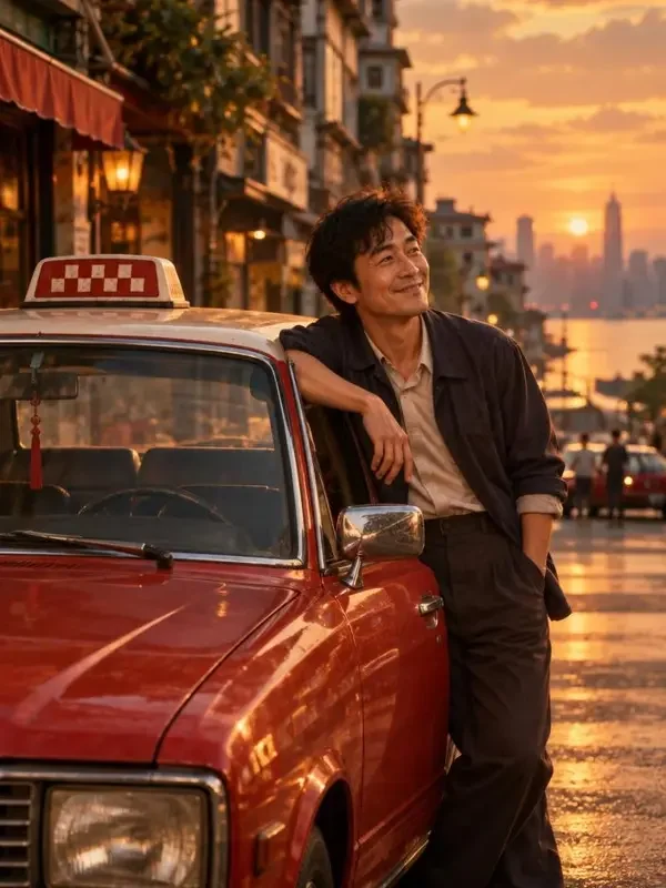 开到报废的老车海报：一辆跑了三十万公里的车，载着他找回所有客人